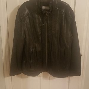 Leather Andrew Marc Moto Jacket